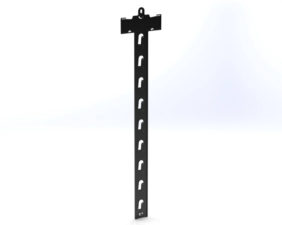 The Merchandising STRiP  Mobile Hanging Hook Display for Retail (50p/box) Black