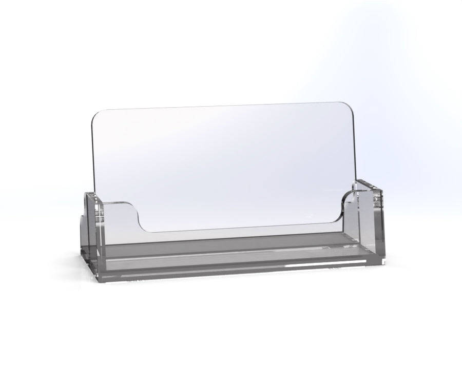 Professional Acrylic Business Card Holder  Perfect for Office or Reception Use