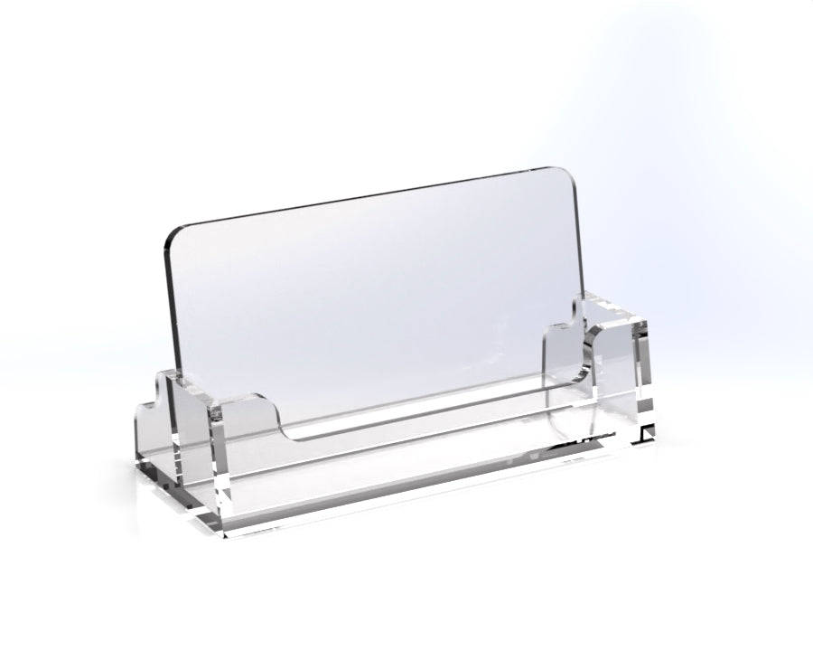 Professional Acrylic Business Card Holder  Perfect for Office or Reception Use