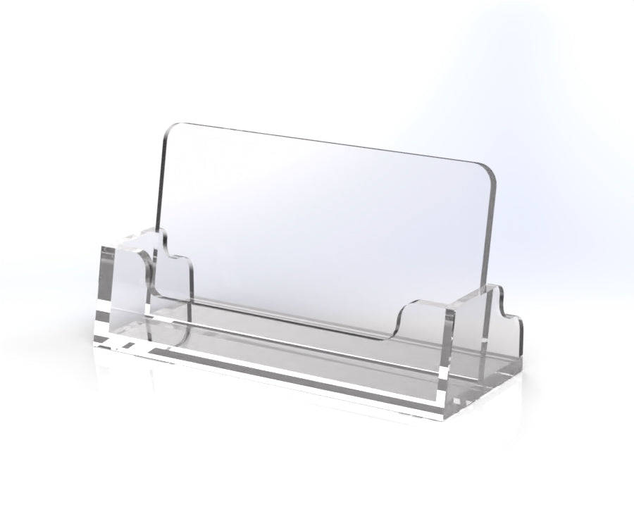 Professional Acrylic Business Card Holder  Perfect for Office or Reception Use