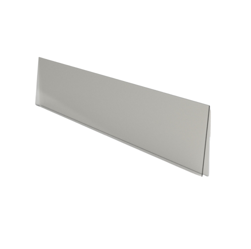 LiP STRiP  Peel & Stick Shelf-Edge Label Holder with Anti-Fall Lip (250p/box) Red
