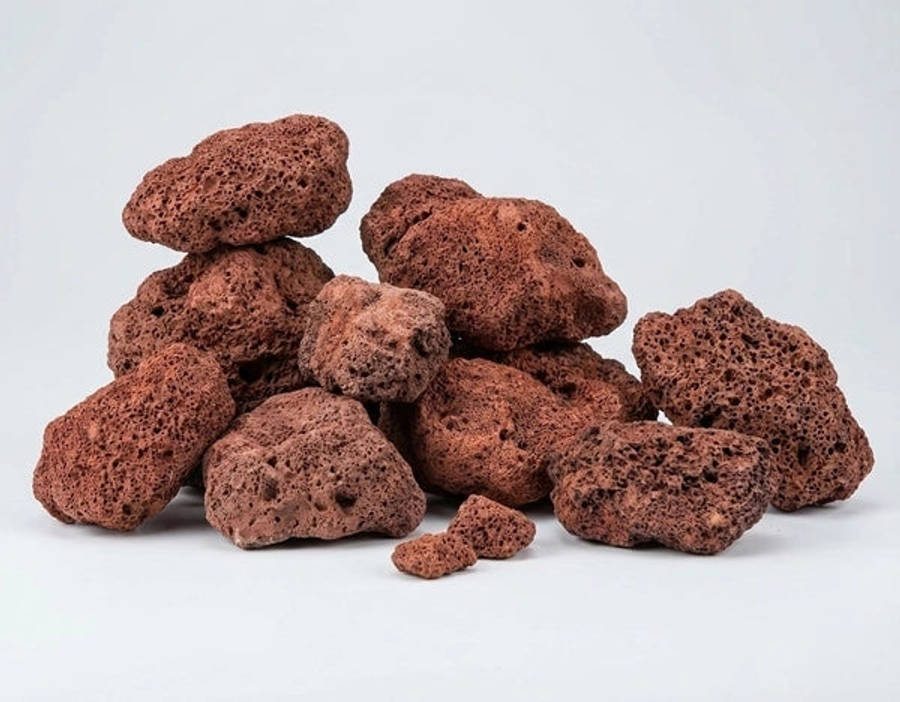 Red Volcanic Rock  Sold per kg