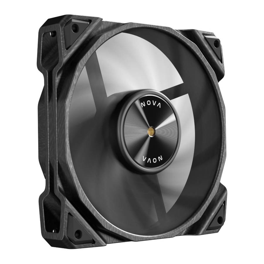 Antec NOVA 120 PWM Fan with Speed Controller  Black