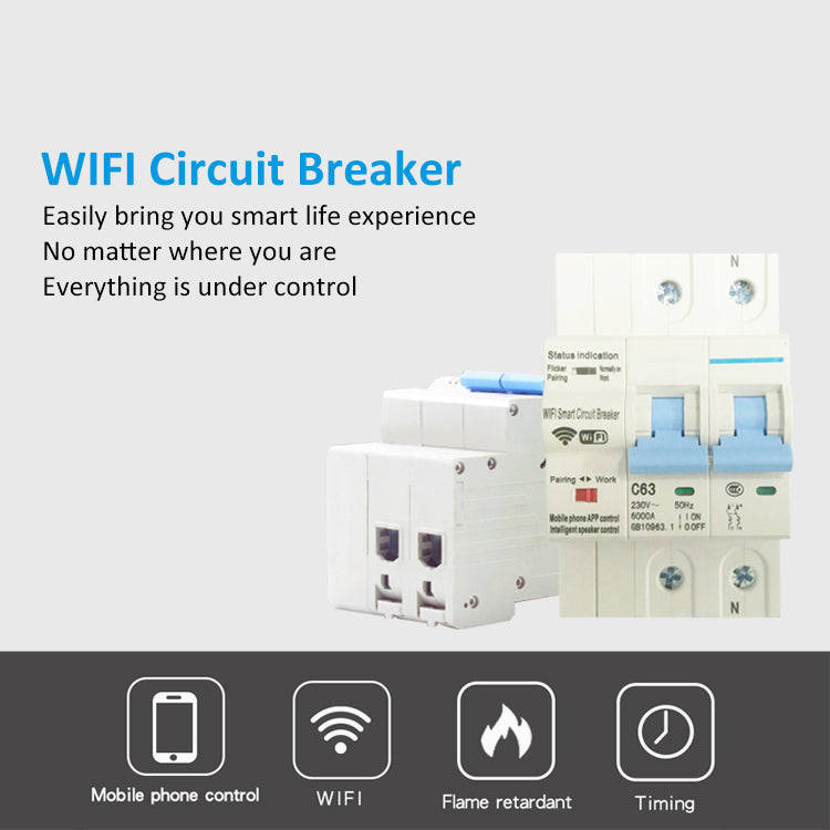 63A WiFi 2P Circuit Breaker