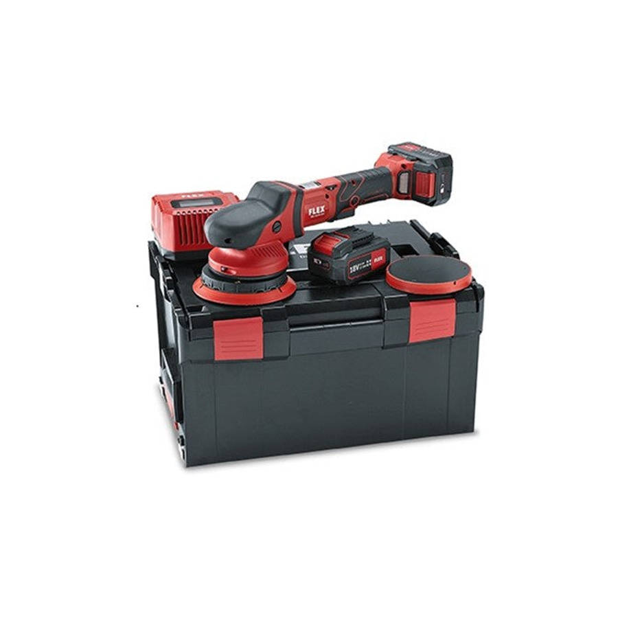 Flex XFE15-18EC Cordless Random Orbital Polisher Set