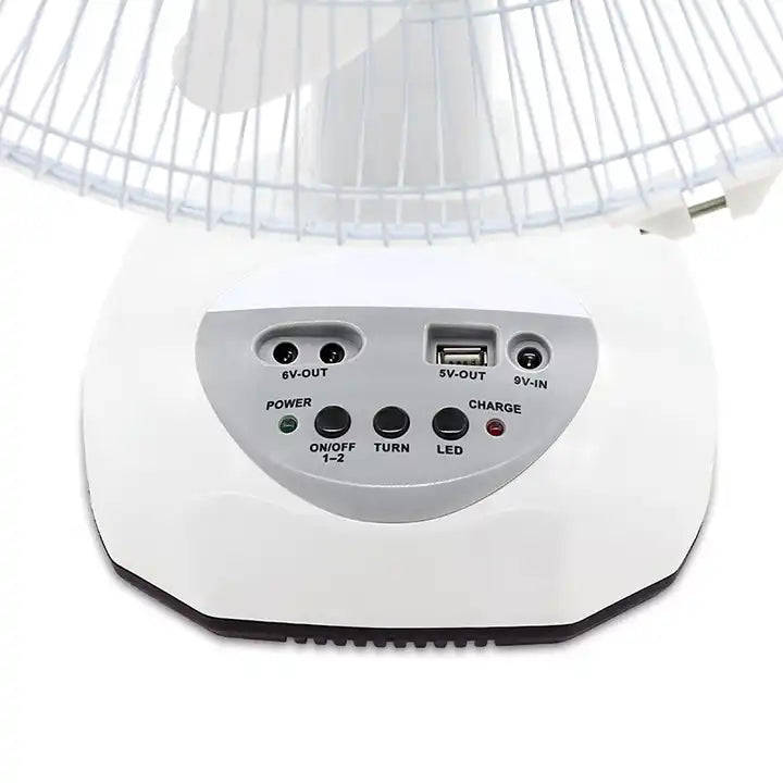 Rechargeable Solar Fan 16"