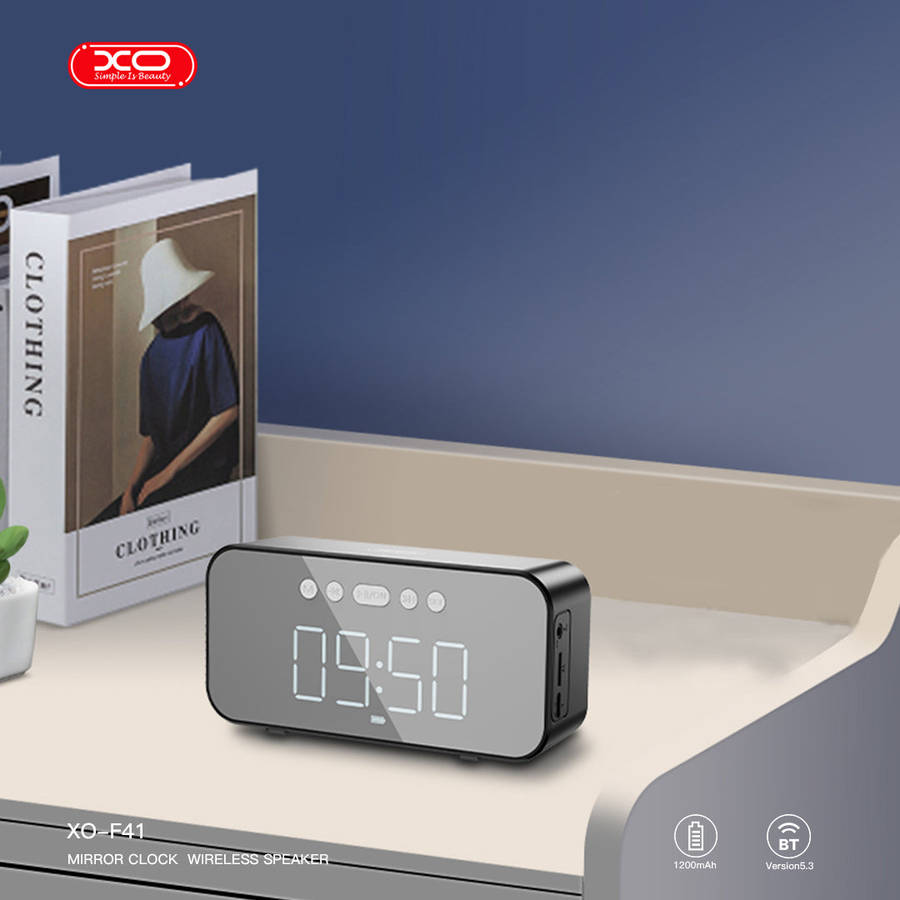 XO-F41 Wireless Bluetooth Speaker with Alarm Clock