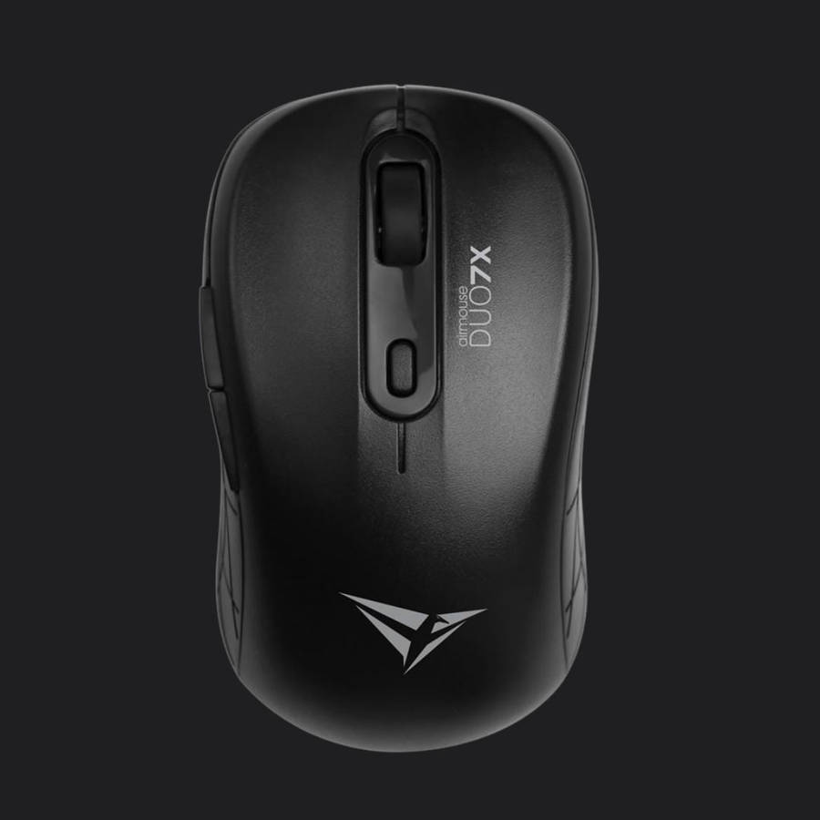 Alcatroz Airmouse Duo 7X Bluetooth and Wireless Mouse - Black