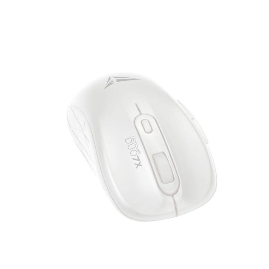 Alcatroz Airmouse Duo 7X Bluetooth and Wireless Mouse - White