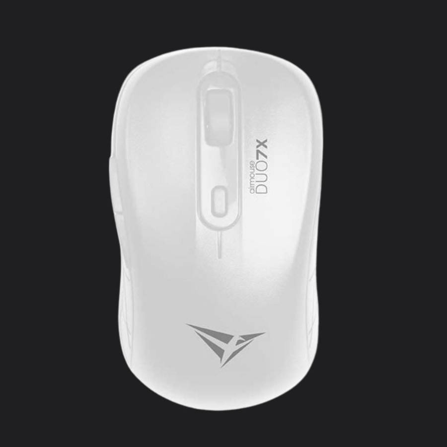 Alcatroz Airmouse Duo 7X Bluetooth and Wireless Mouse - White
