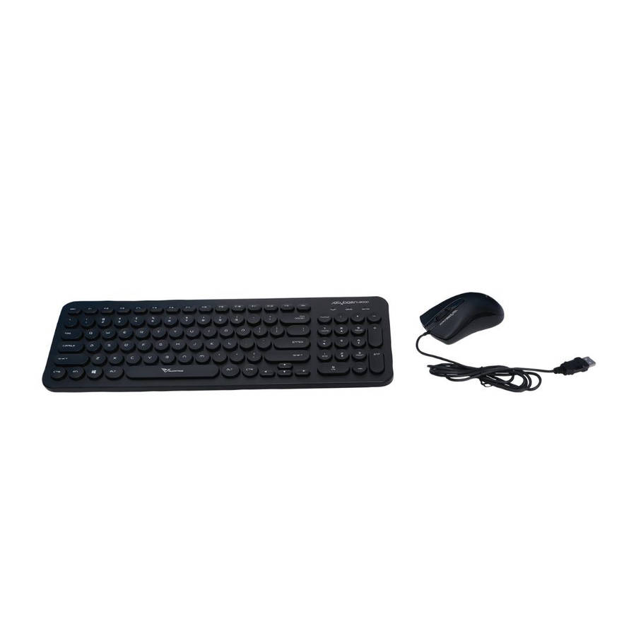 Alcatroz Jellybean U2000 Keyboard and Mouse - Black