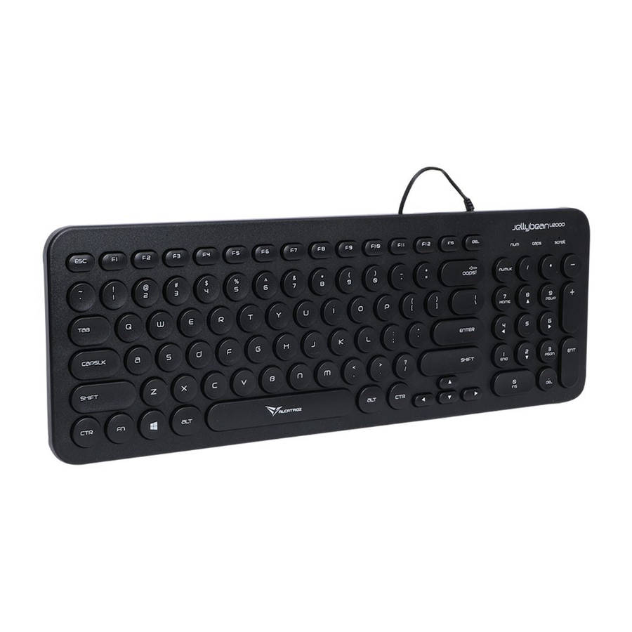 Alcatroz Jellybean U2000 Keyboard and Mouse - Black