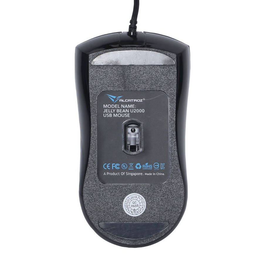 Alcatroz Jellybean U2000 Keyboard and Mouse - Black