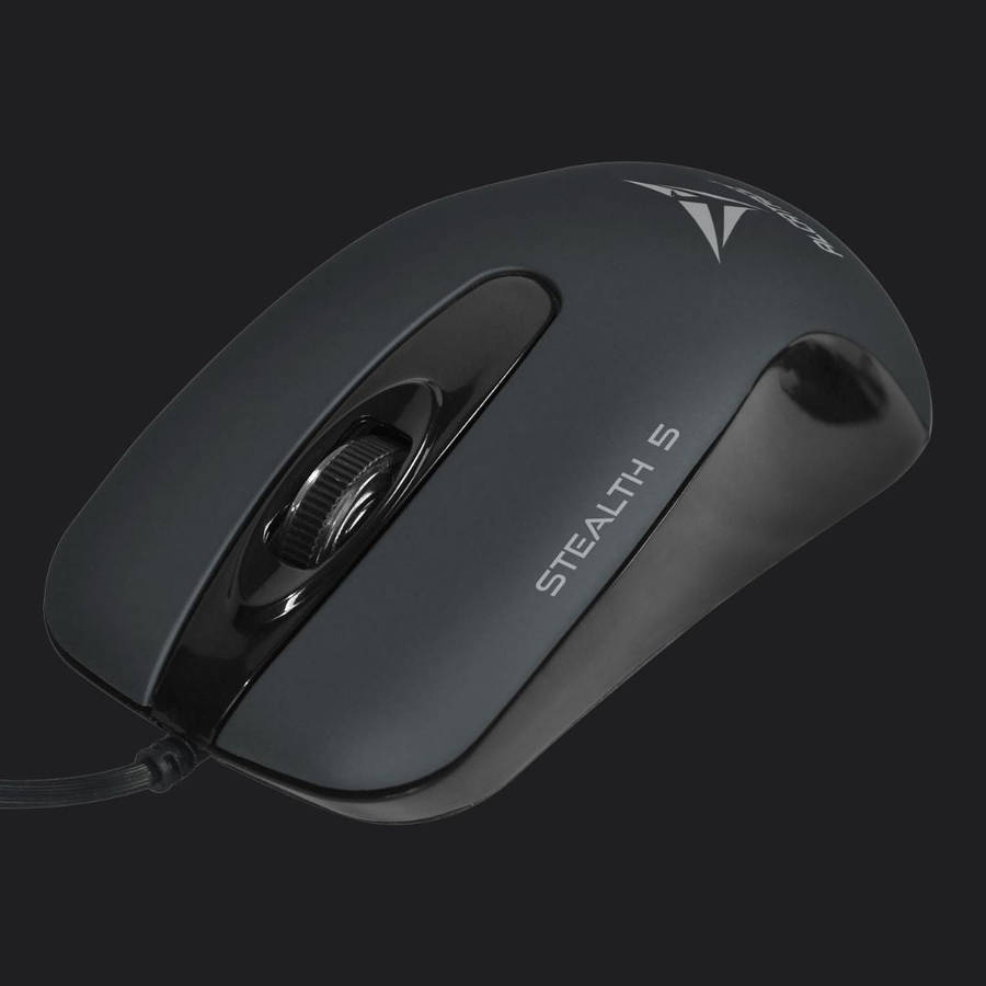 Alcatroz Stealth 5 USB Mouse - Grey