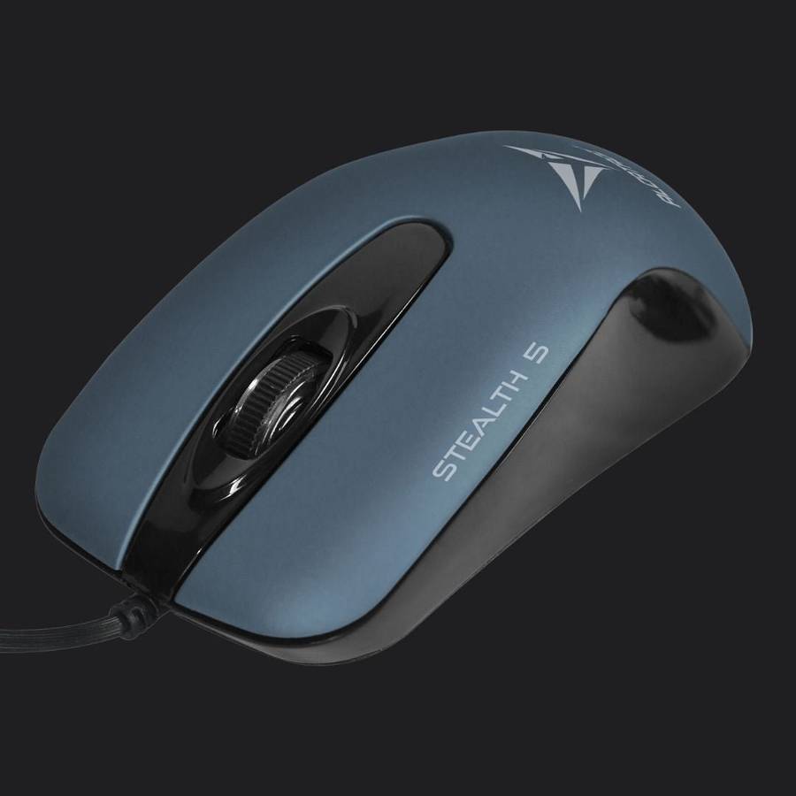 Alcatroz Stealth 5 USB Mouse - Metallic Blue