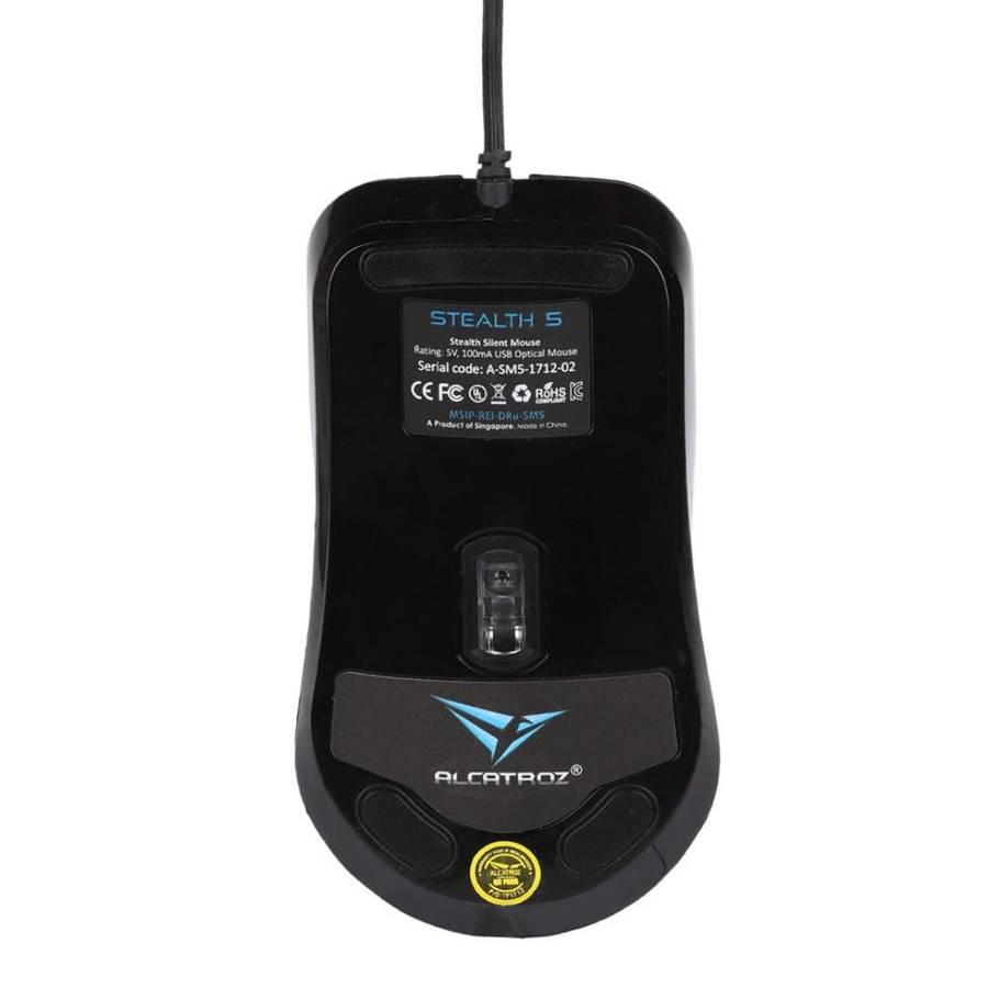 Alcatroz Stealth 5 USB Mouse - Metallic Red