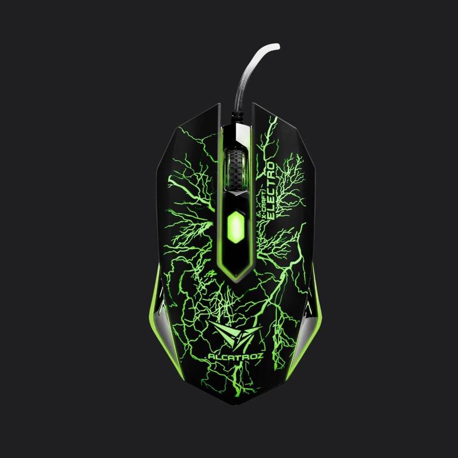 Alcatroz X-Craft Classic Gaming Mouse - Electro