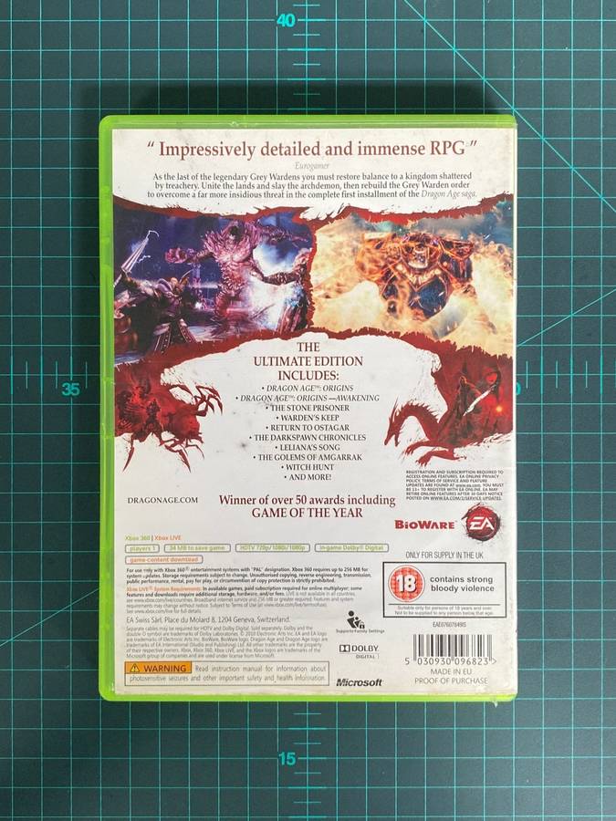 Dragon Age: Origins (Ultimate Edition) | XBOX 360 | Used Game