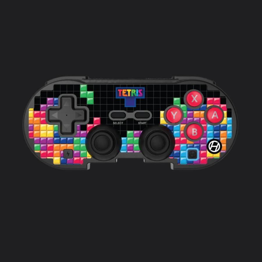 Hyperkin Official Tetris Pixel Art Bluetooth Switch Controller - Tetrimino Stack