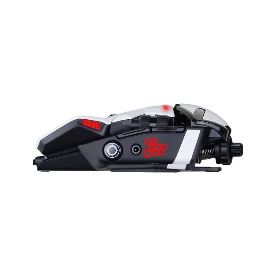 Mad Catz R.A.T. 6+ Wired Optical Gaming Mouse - White