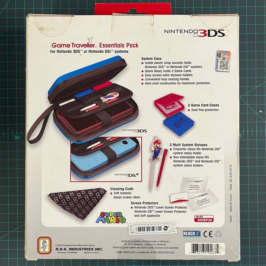 Nintendo Game Traveller Essentials Pack | Mario | 3DS | Accessories | New CIB