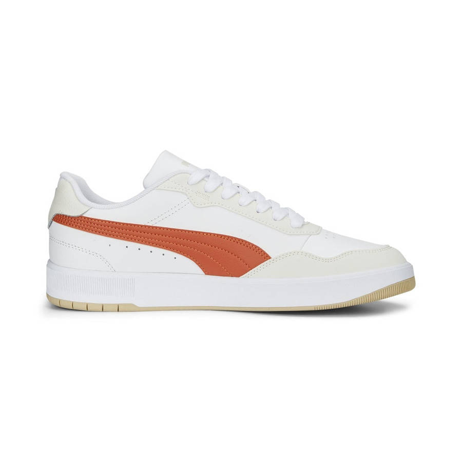 PUMA MEN'S URBAN SNEAKERS WHITE COURT ULTRA LITE - UK 7