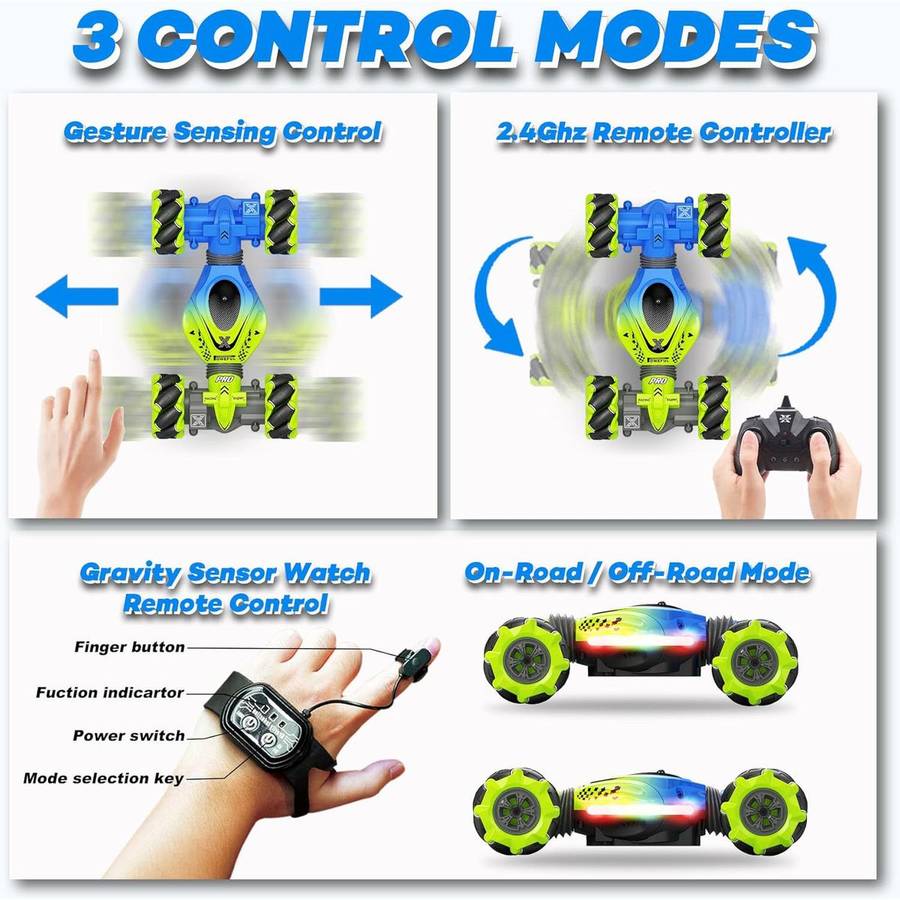 1:24 Scale 4WD Gesture Controlled RC Car