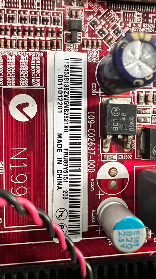 LENOVO/AMD RADEON HD5450 512MB PCI EXPRESS DVI HIGH PROFILE VIDEO CARD - 89Y6151 Used Good Condition