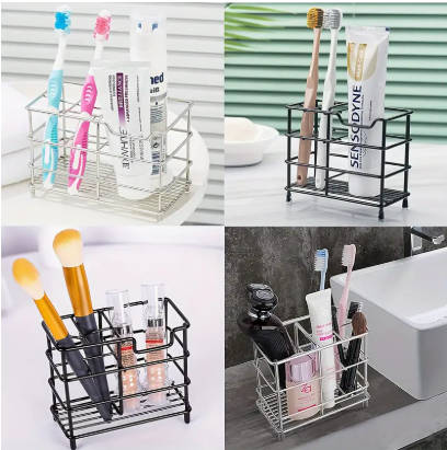 Stainless Steel Bathroom Toothbrush Holder