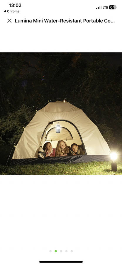 Lumina Mini Water-Resistant Portable Collapsible LED Lantern Torch