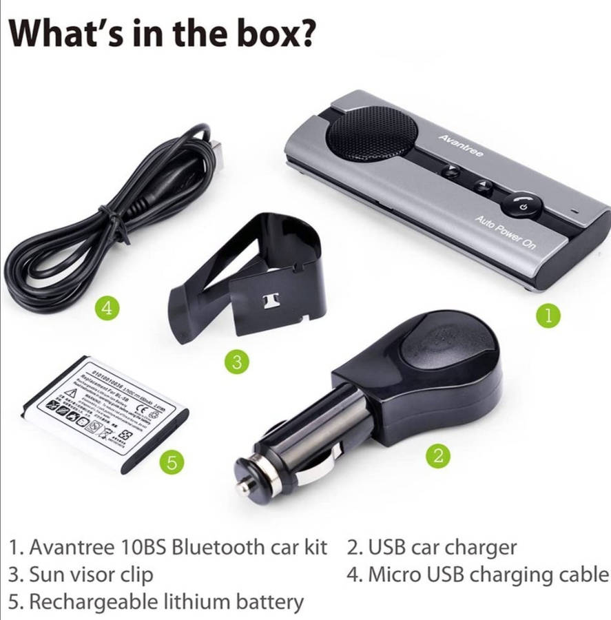 Bluetooth Handsfree Car Kit