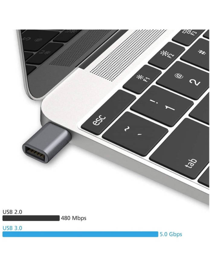NTech USB C to USB 3.0 Adapter  2 Pack