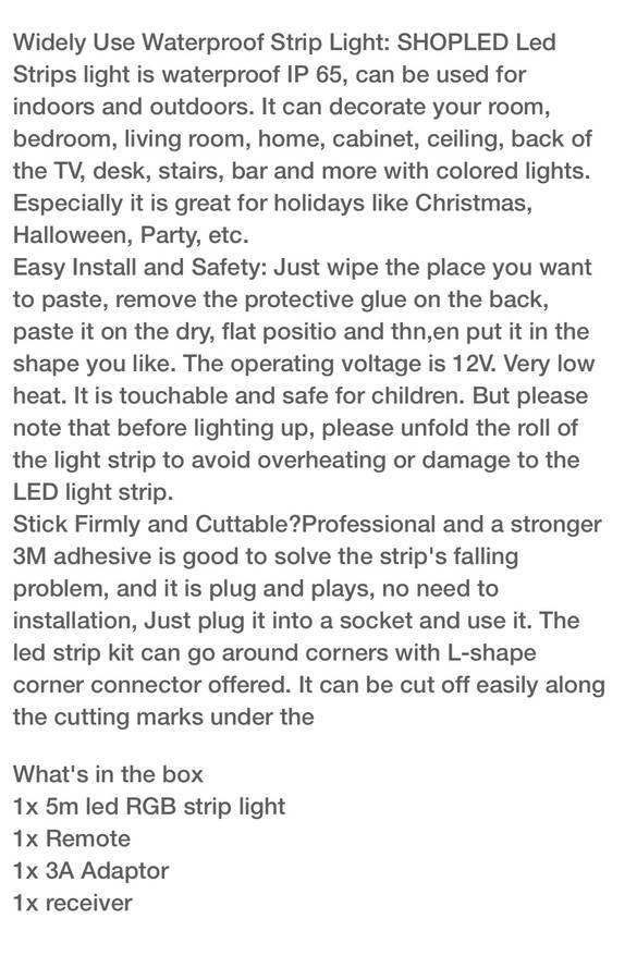 5m Smart LED RGB Light Strip