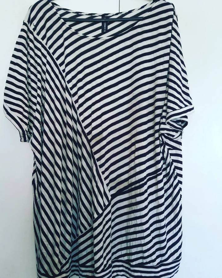 Striped Donna Claire shirt - 26 / Black and white / Donna Claire