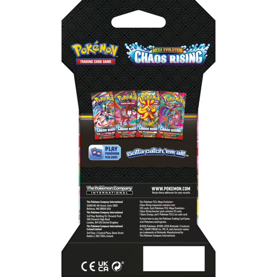 Pokémon TCG: Mega Evolution - Chaos Rising: Sleeved Booster
