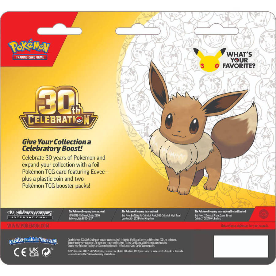 Pokémon TCG: 30th Celebration - 2 Pack Blister