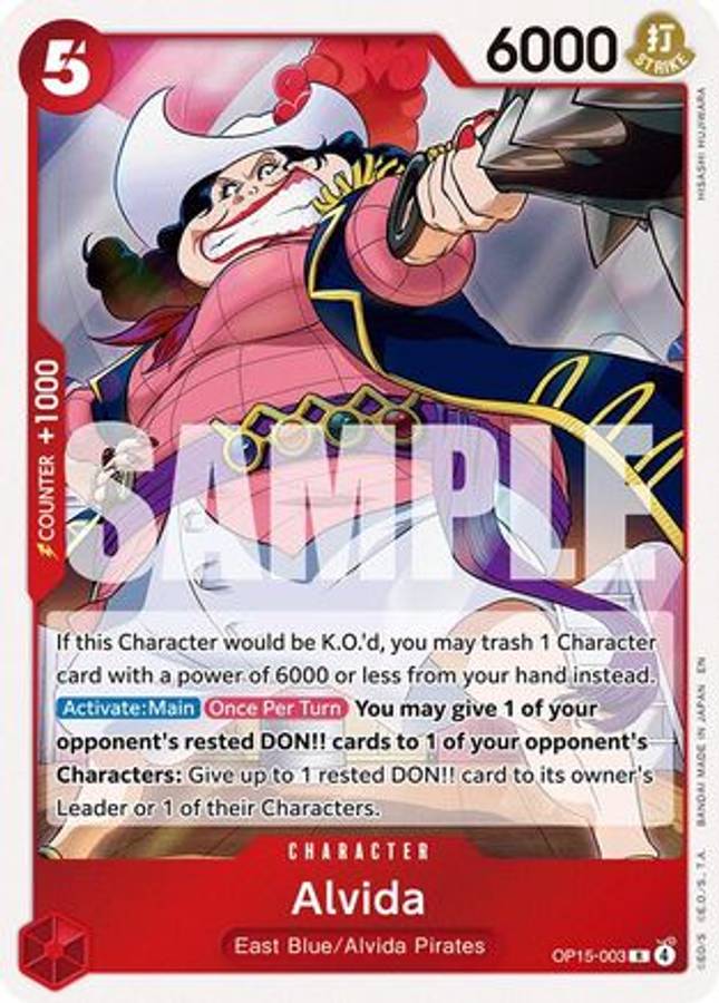 Alvida (OP15-003) - Adventure on Kami's Island Foil