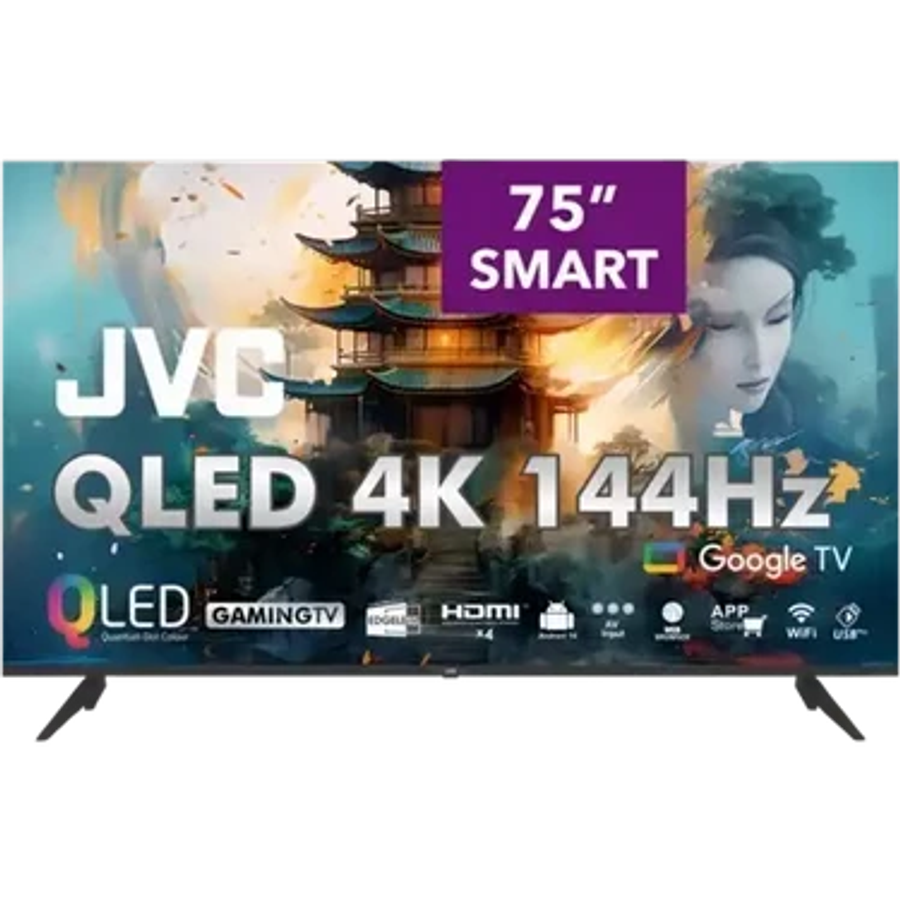 JVC 75 QLED Google Smart TV