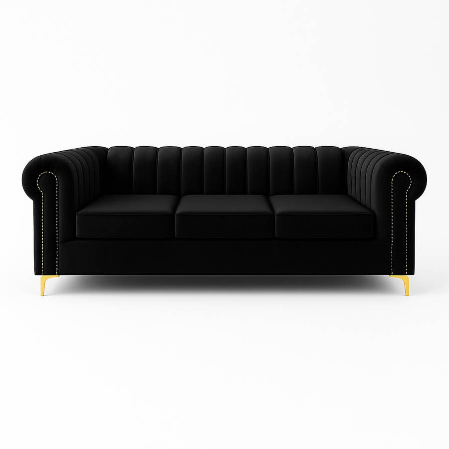 Latina 3 Seater Stripe Couch