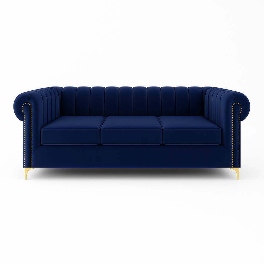 Latina 3 Seater Stripe Couch