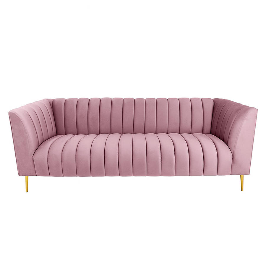 Zoey 3 Seater Stripe Couch