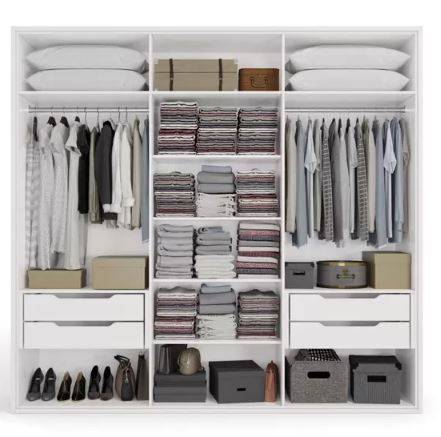 Rogelio 6 Door With Mirror Wardrobe