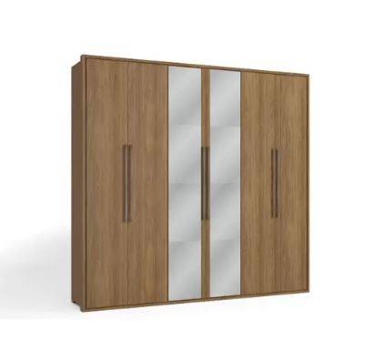 Rogelio 6 Door With Mirror Wardrobe