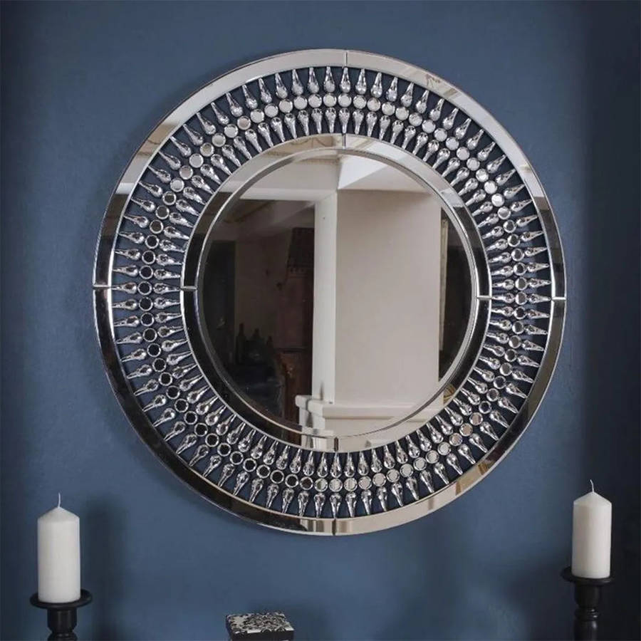 Speerit Silver Round Mirror Only