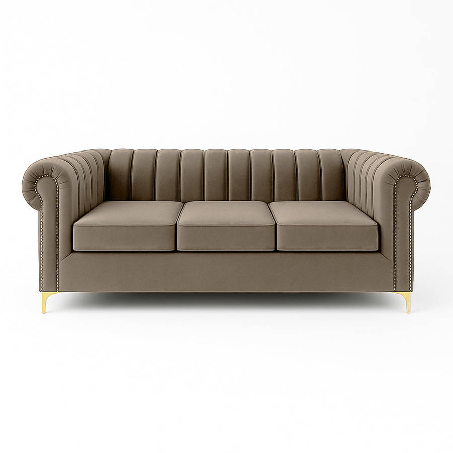 Latina 3 Seater Stripe Couch
