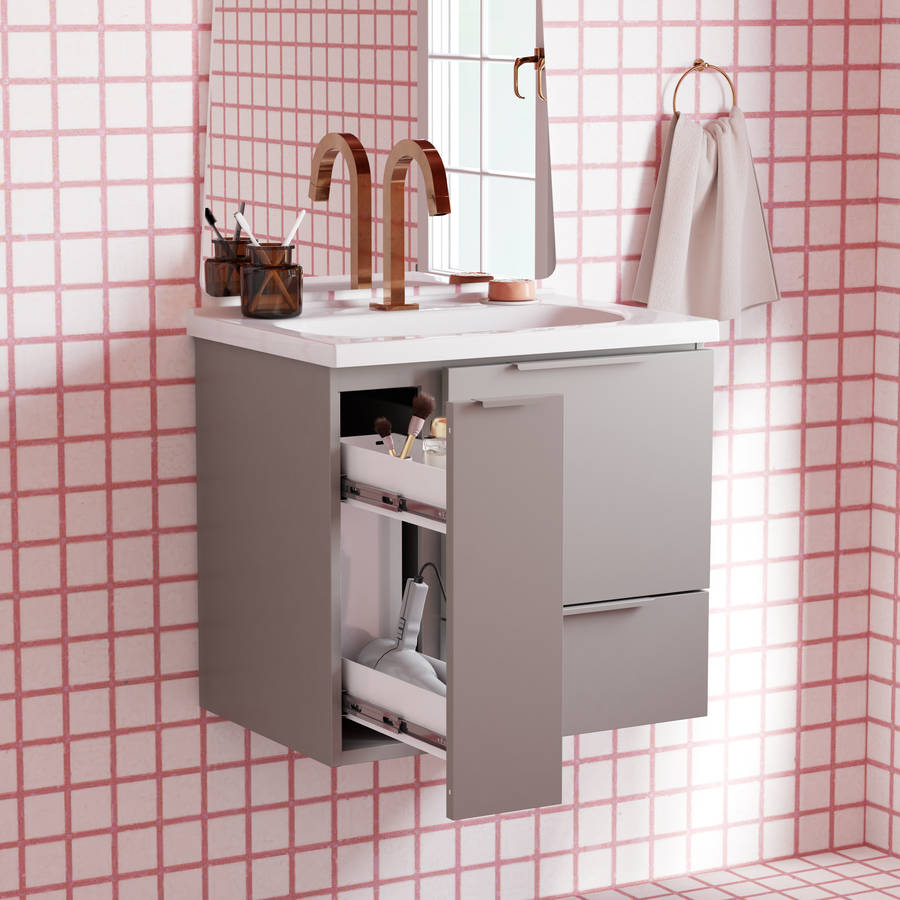 Caqui Steel bathroom Vanity