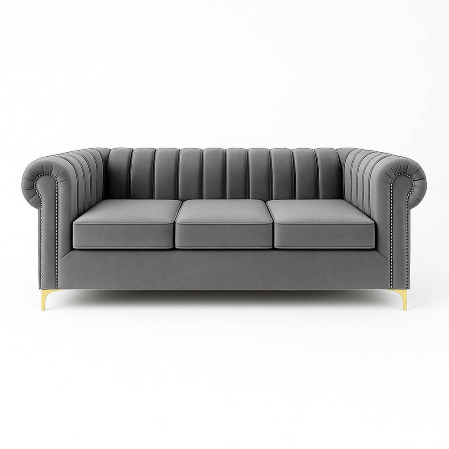 Latina 3 Seater Stripe Couch