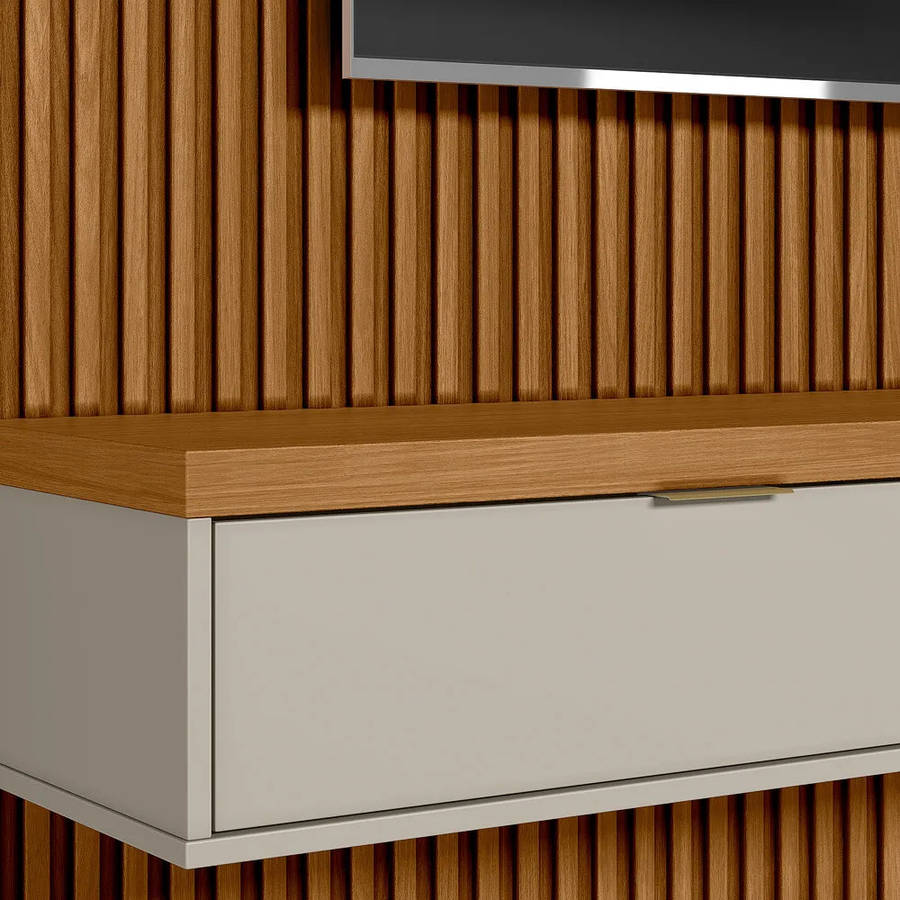 Demora Modular Slatted Panel 2.6m Plasma Stand