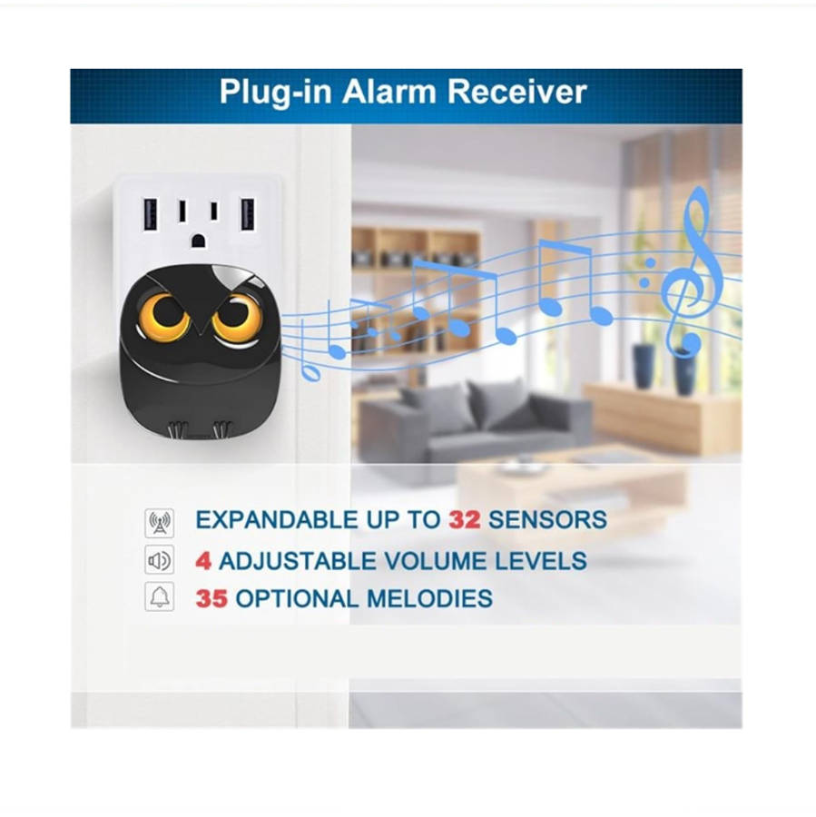 Reptronic DIY Owl - Eye Wireless Doorbell: RPTDB48 - 1R1B