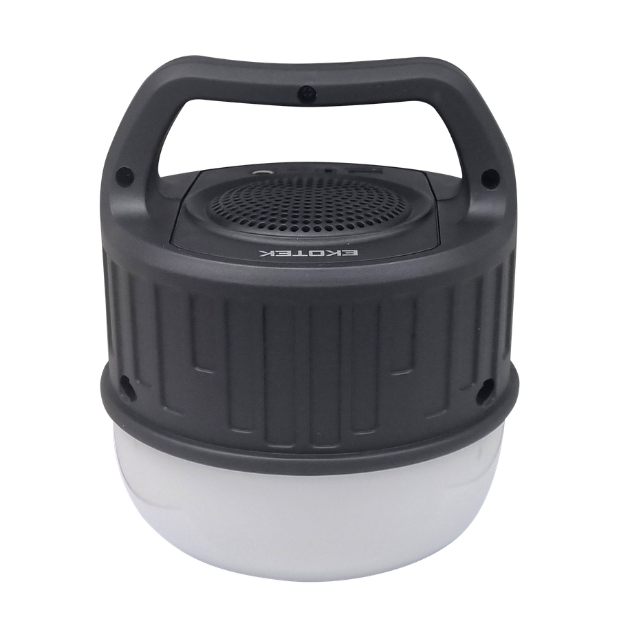 EKOTEK Rechargeable Boombox with Subwoofer & Light
